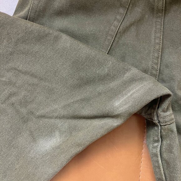 Carleen Two Tone Jeans in Sage - Picture 9 of 12